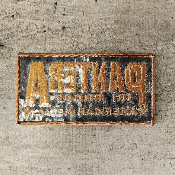 RARE PANTERA PATCH 5"x2.5" 101 Proof American Metal embroidered sew or iron - Picture 4 of 4